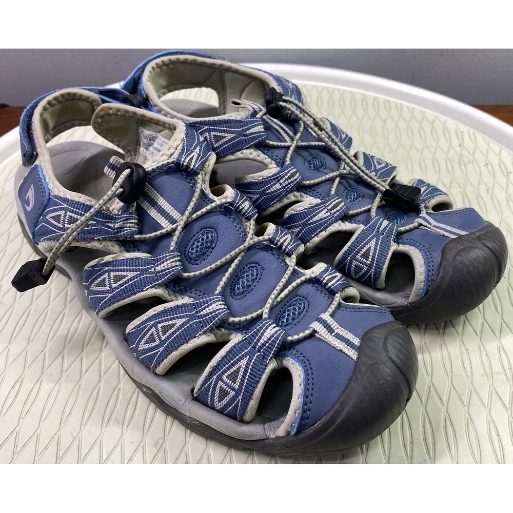 Dannto Women's‎ Closed Toe Hiking Sandals Walking Water Sandal Sz. 8.5/39 Blue
